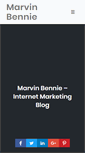 Mobile Screenshot of marvinbennie.com